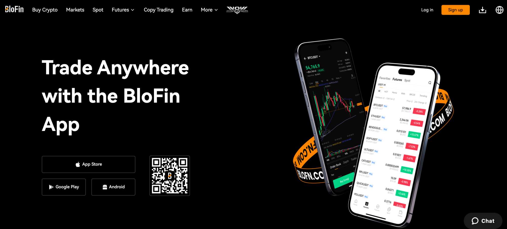 BloFin mobile app